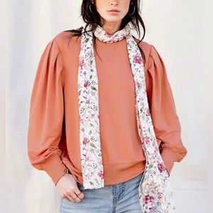 NEW Matilda Jane Good Hart GH Bonnell Sweatshirt Canyon Clay Size M